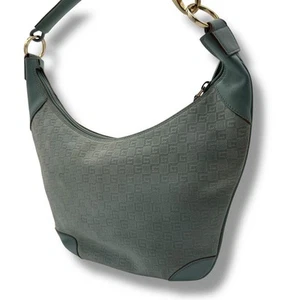 GUCCI 91 Gucci Hobo One Shoulder Bag Handbag GG Pattern - Picture 1 of 9