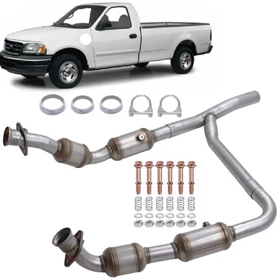 Catalytic Converter Left & Right For 2001 2002 2003 Ford F150 4.6L RWD Only — 第 1/4 张图片