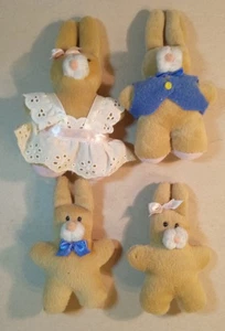 Bunny Family Mini Plush. Papa 6" Tall. Small Wear - Picture 1 of 7