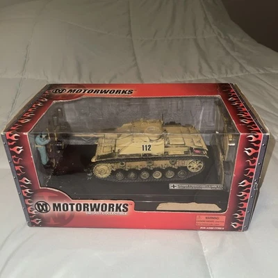 Tanque alemán Sturmgeschutz III Ausf G #81006 1:32 Motorworks Diecast Segunda Guerra Mundial Foto 1 de 4