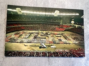 Postal Astrodome de la Universidad de Houston 1965 de colección décimo día anual de la banda "EE. UU." - Imagen 1 de 2