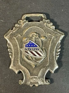 Antique 1916 A.O.U.W Ancient Order of United Workmen Nebraska Watch Fob - Picture 1 of 6