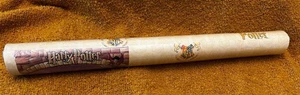 1 ROLL rare vintage HARRY POTTER motif wallpaper c.2001 Hogwarts Crest 52cmx10m - Picture 1 of 5