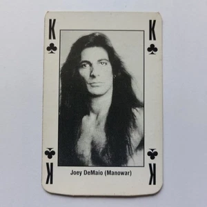 JOEY DEMAIO (Manowar) - Kerrang (King Of Metal) Playing Card From 1993 - Bild 1 von 2