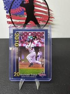 2010 Mike Trout RC Cedar Rapids Kernels #1 Rising Alumni - Picture 1 of 2