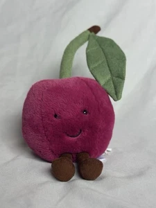JellyCat Amuseables Cherry 🍒 Fruit Authentic US Shipper Fast Shipping - Picture 1 of 2