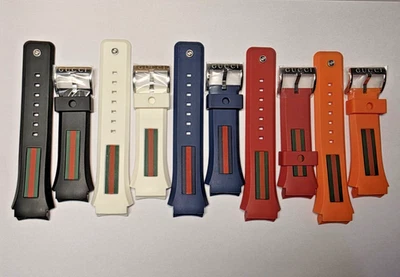 New Genuine Gucci Sync XXL Replacement Silicone Rubber Watch Band Strap YA137 - Image 1 of 4