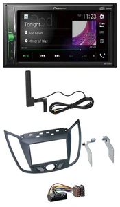 Pioneer MP3 DAB AUX 2DIN Bluetooth Autoradio für Ford C-Max (ab 10) grau - Bild 1 von 9
