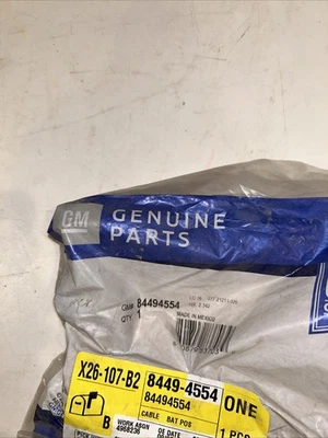 GM 84495554 Cable ASM,Battery Positive Genuine - Image 1 of 4