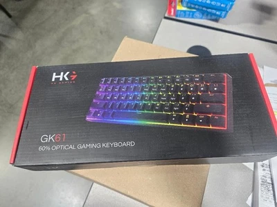 HK GAMING GK61 60% OPTICAL GAMING KEYBOARD (RED) - Image 1 of 3