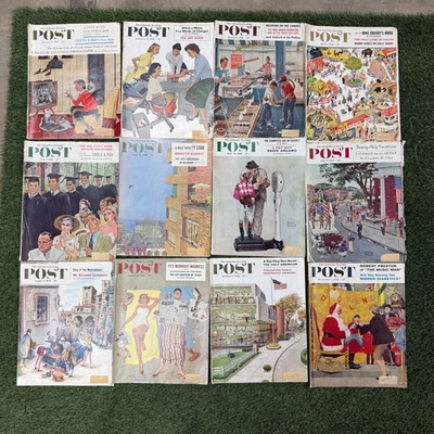 The Saturday Evening Post Magazine - 1958 - Your Choice - Rockwell Acceptable - Image 1 of 4