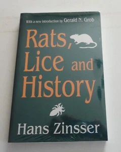 New Sealed Paperback Rats Lice And History Hans Zinsser 9781412806725 - Picture 1 of 3