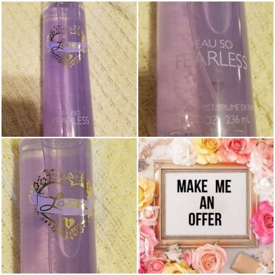 Dana Love's EAU SO EAU DE Parfum Spray EAU SO FEARLESS 8 FL. OZ. Botella nueva... Foto 1 de 4