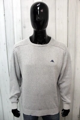 Robe Di Kappa Men's Sweater Size L Gray Cotton Pullover - Image 1 of 4