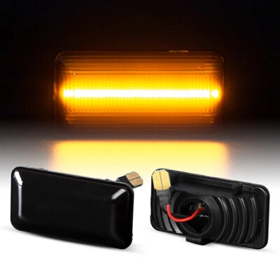 LED SEITENBLINKER Schwarz für VW GOLF 3 VENTO PASSAT + SEAT IBIZA *PO - Bild 1 von 4