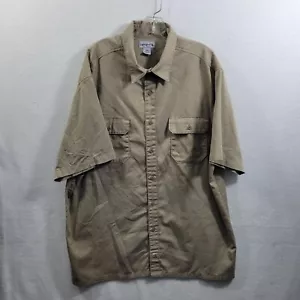 Camicia da lavoro uomo Carhart marrone con bottoni davanti taglia 2XL 101624-0928 - Foto 1 di 6