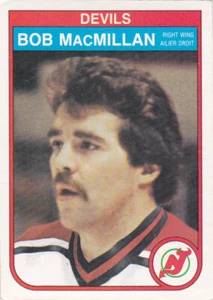82/83 OPC...BOB MacMILLAN...CARD # 143...DEVILS...FREE COMBINED SHIPPING - Picture 1 of 1