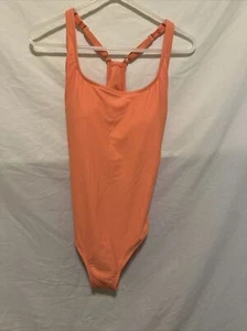 Kona Sol Damen-Badeanzug einteilig Größe L 12-14 Korallen verstellbare Riemen neu mit Etikett - Bild 1 von 10