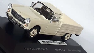 PEUGEOT 404 PICK-UP BEIGE ODEON 113 ECHELLE AU 1/43ème miniature collection - Foto 1 di 6