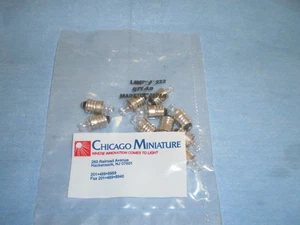 LAMPADA MINIATURA CHICAGO # 222 QTY (10) CONFEZIONE SIGILLATA  - Foto 1 di 1