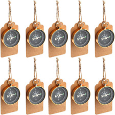 50Pcs Compass Wedding Favors for Guests, Compass Souvenir Gift with Kraft Tags f