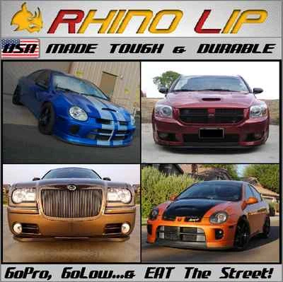 CHRYSLER DODGE PLYMOUTH MAZDA MITSUBISHI EAGLE * Divisor de labios de barbilla de goma delantero Foto 1 de 4