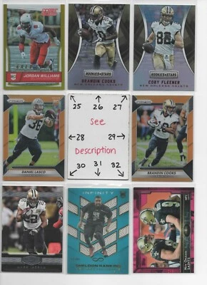 New Orleans Saints *** SERIAL #'d Rookies Autos Jerseys  BREES COOKS BUSH + MORE - Image 1 of 4