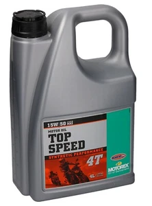 Motorex Top Speed 4T 15W/50 Synthetisches 4-Takt Motorenöl 4Liter Kanister - Bild 1 von 1