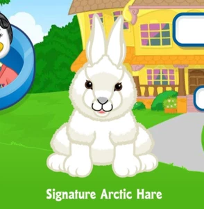 Webkinz Classic Signature Arctic Hare Code Only - Picture 1 of 1