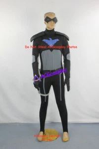 Nightwing Cosplay Costume from dc Young Justice cosplay incl eye mask prop - Picture 1 of 4