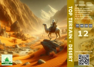 TOP TERRAIN - "DESERTO" / Set di 12 pezzi / Diorama / Modellismo - Foto 1 di 3