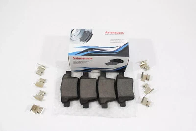 Pastillas de freno traseras de cerámica completas Asianaautos con hardware para Ford Five Hundred 05-07 Foto 1 de 4