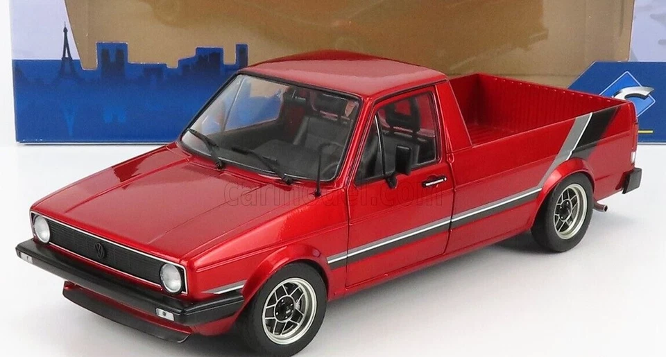 VW Caddy Mki 1982 Pick Up Costume Red Solido S1803508 1/18 Volkswagen 1/18