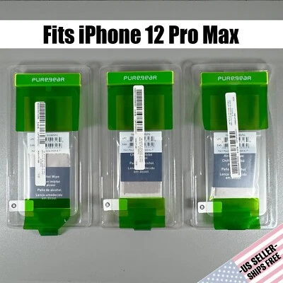 Pure Gear Screen Protectors for iPhone 12 Pro Max - 3x HD Clear Glass | 6.7" - Image 1 of 4