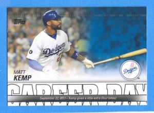 2012 Topps Career Day #CD21 Matt Kemp Dodgers - Picture 1 of 1