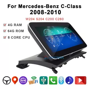 For Mercedes Benz C Class W204 W203 CLK W209 Car DVD GPS Navigation Radio Stereo - Foto 1 di 12