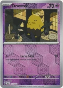 Drowzee 016/064 Reverse Holo Shrouded Fable SFA Pokemon Card NM - Foto 1 di 1