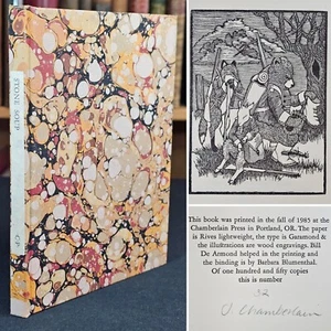 1985 Stone Soup LIMITED EDN #32 of 150 The Chamberlain Press ILLUSTRATED SIGNED - Imagen 1 de 11