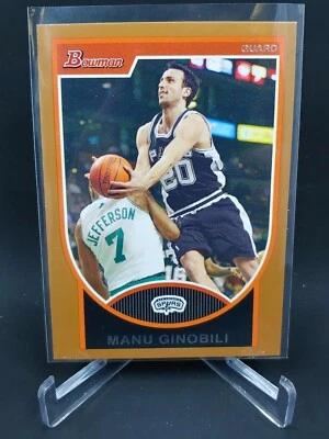 2007-08 Bowman Draft Picks & Stars Bronze Manu Ginobili #51 #ed 35/399 - Image 1 of 2