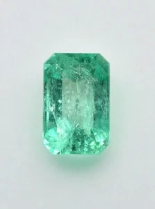 Esmeralda colombiana suelta verde resorte brillante de 2,39 quilates corte esmeralda - Imagen 1 de 10