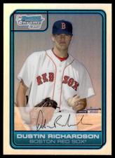 2006  Bowman Draft Picks & Prospects Dustin Richardson Refractor