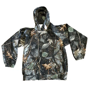 WFS Burly Camo Women/ Youth XL Pullover Hoodie Hunting Camping Lightweight - Picture 1 of 16