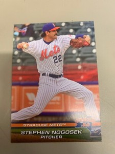 Stephen Nogosek Card 2021 Syracuse Mets Team Card