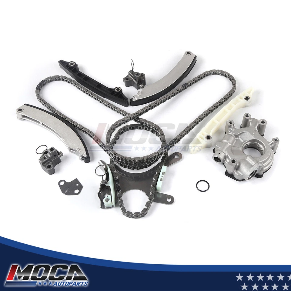 Kit de cadena de distribución con bomba de aceite para Jeep Liberty Dodge Ram 2002-2012 3,7 L V6 Foto 1 de 4