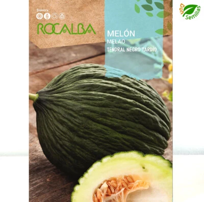 Melon Tendral Negro Tardío ( 10 gr / 250 semillas ) Melón de Invierno tardio - Imagen 1 de 4