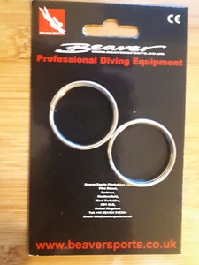 Scuba 38mm stainless steel split ring brand new freepost.Uk seller. - Picture 1 of 1