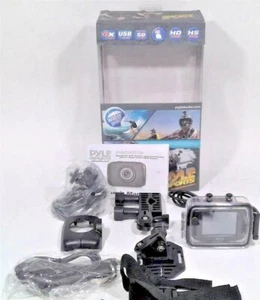 Pyle Sports PSCHD30 Waterproof Pink Action Camera W/ Accessories - Picture 1 of 4