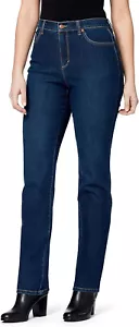 Gloria Vanderbilt Women's Amanda High Rise Tapered Jean Petite, Madison, 8P - Picture 1 of 2