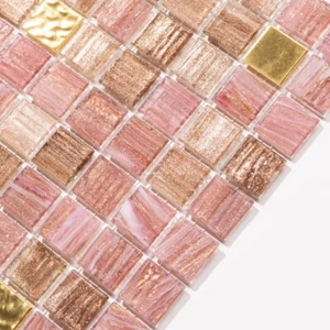 1pcs Glass Mosaic Tile DIY Bathroom Kitchen Background Wall Tile Decor mosaic - Picture 1 of 7