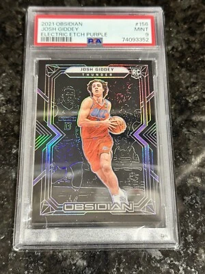 🦠2021-22 Obsidian Asia Tmall Electric Etch RC Josh Giddey #156 Thunder /99🦠 - Image 1 of 2
